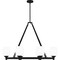Quoizel Penning Linear Chandelier 6 Lights Matte Black PNG638MBK - alternate 4